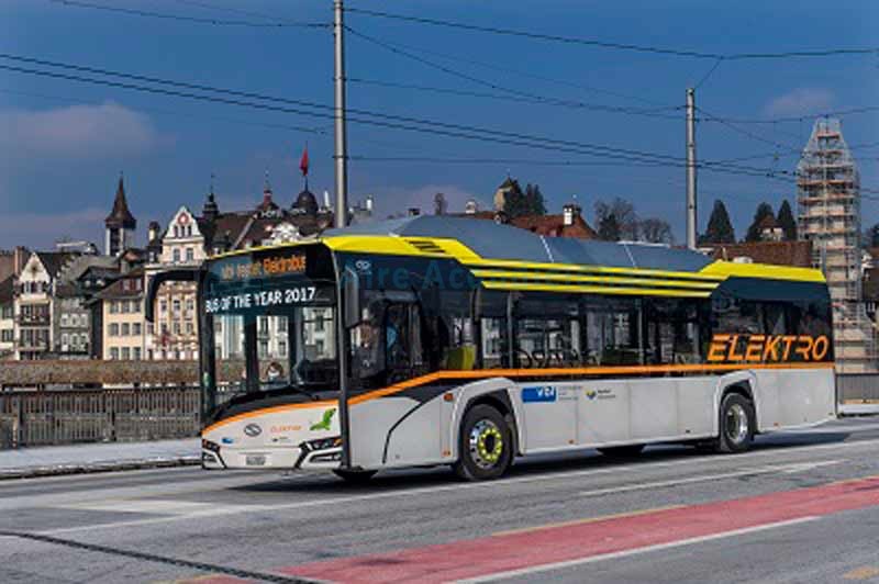 Aire acondicionado autobús eléctrico