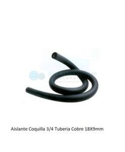 Aislante Coquilla 3/8 Tuberia Cobre 10X6mm Tira 2m Funda Aire
