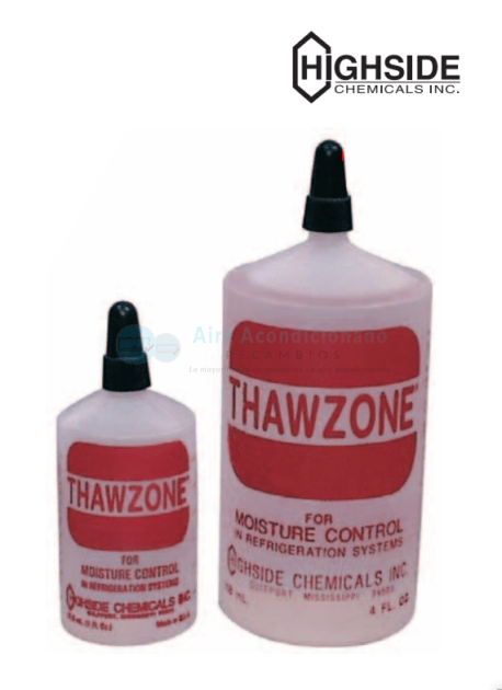 Deshidratador líquido para refrigerantes THAWZONE 28 ml